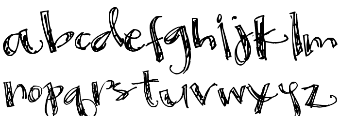 Pea Mee-Mee Font LOWERCASE