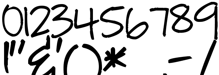 Pea Megan Font OTHER CHARS