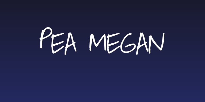 Pea Megan Social Header