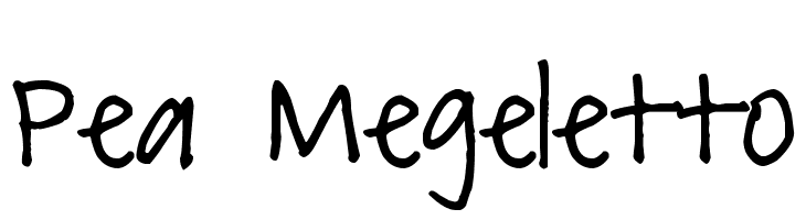 Pea Megeletto  Скачать бесплатные шрифты
