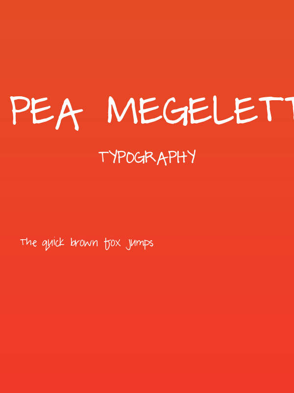 Pea Megeletto Poster