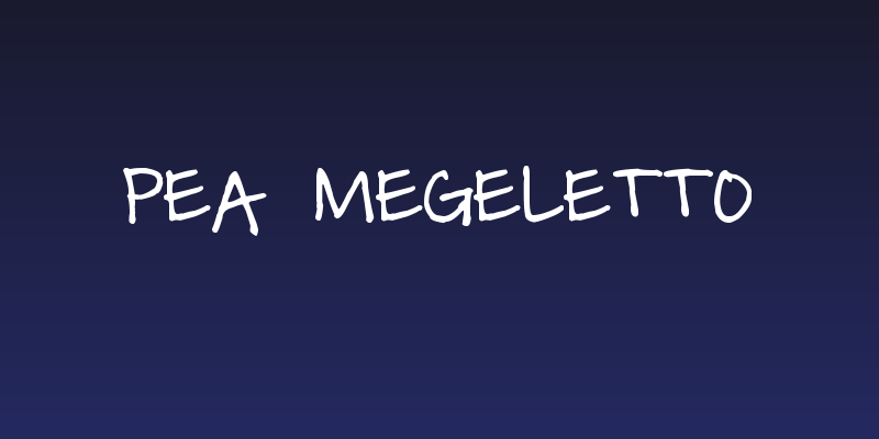 Pea Megeletto Social Header