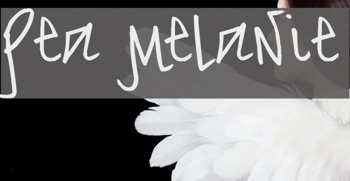 Pea Melanie Font examples