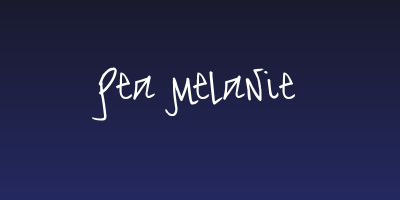 Pea Melanie Social Header