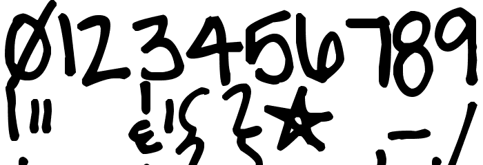 Pea Meli Font OTHER CHARS
