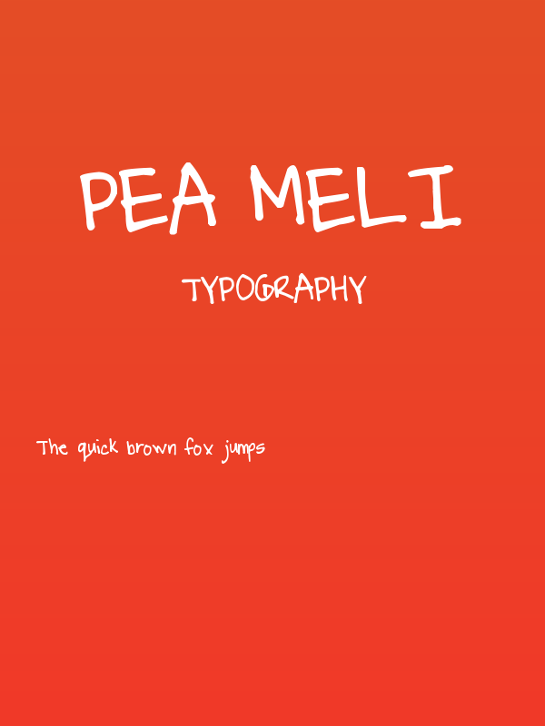 Pea Meli Poster