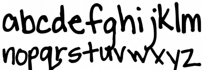 Pea Meli Font LOWERCASE