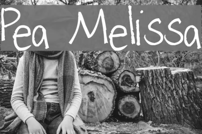 Pea Melissa Font examples