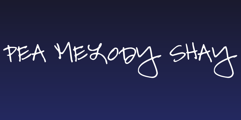 Pea Melody Shay Social Header