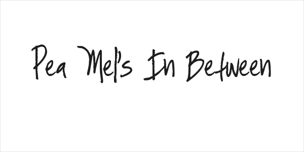 Pea Mel's In Between Logo