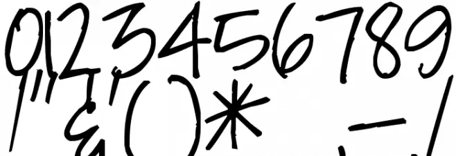 Pea Michelle Font OTHER CHARS