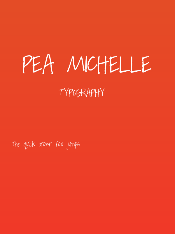 Pea Michelle Poster