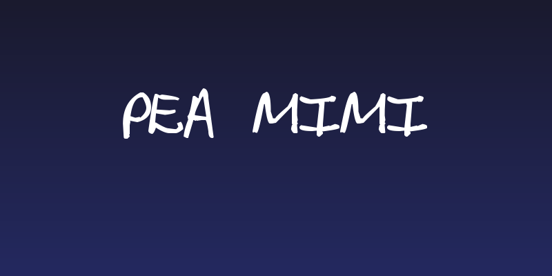 Pea Mimi Social Header