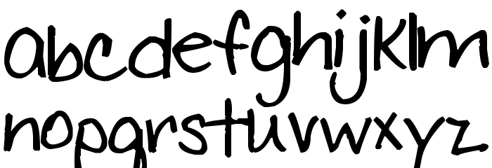 Pea Mimi Font LOWERCASE