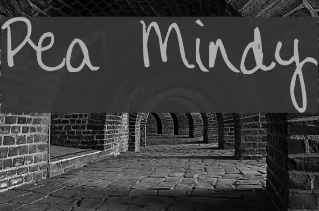 Pea Mindy Font examples