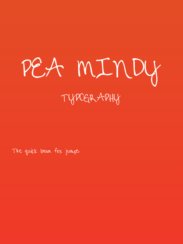 Pea Mindy Poster