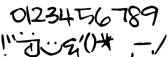 Pea Minjee Font OTHER CHARS