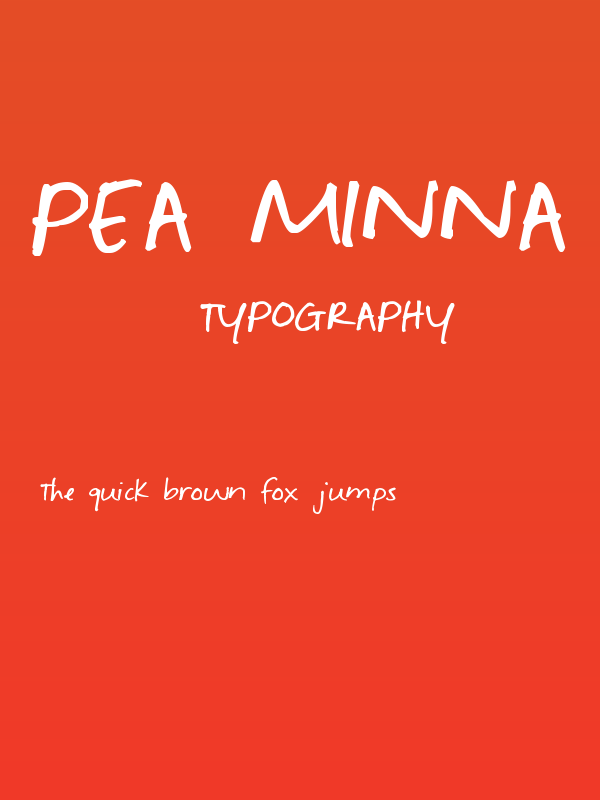 Pea Minna Poster