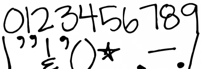 Pea Mique Bold Font OTHER CHARS