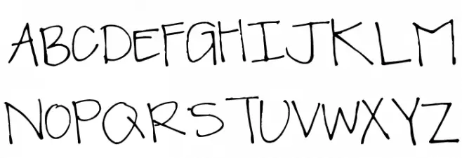 Pea Mique Schriftart Groß