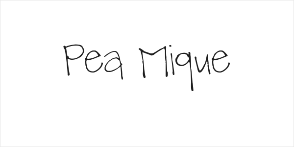 Pea Mique Logo