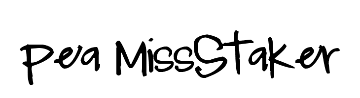 Pea MissStaker  免费字体下载