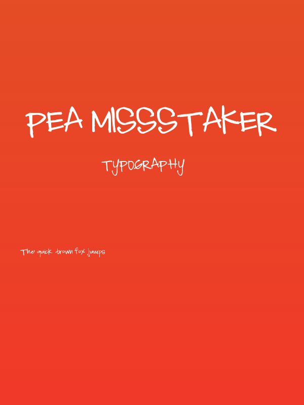 Pea MissStaker Poster