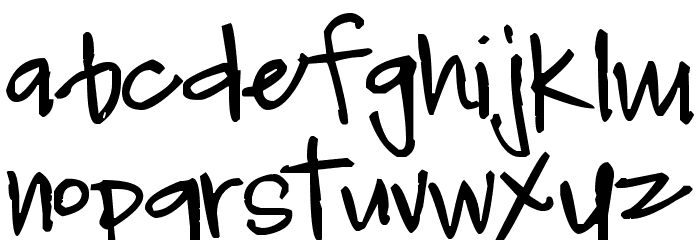 Pea MissStaker フォント 小文字