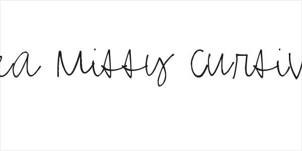 Pea Missy Cursive Logo