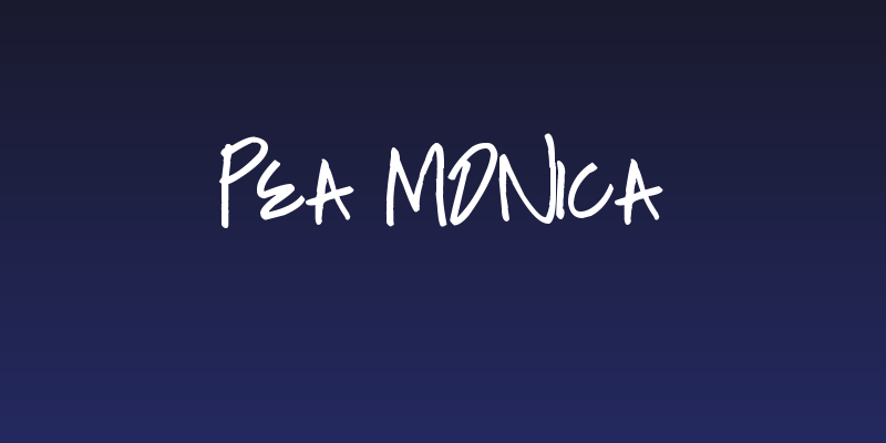 Pea Monica Social Header