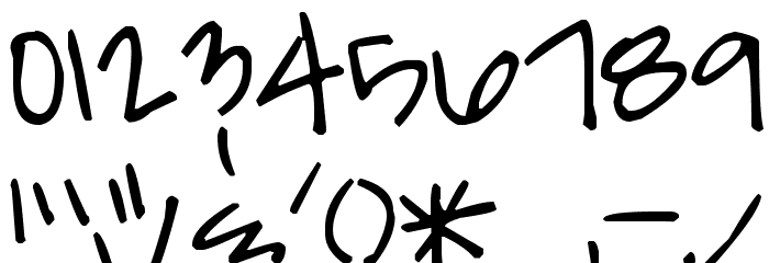 Pea More Than This Font OTHER CHARS