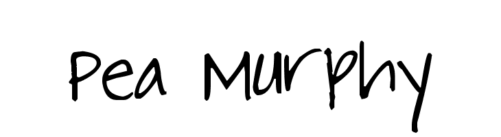 Pea Murphy Font