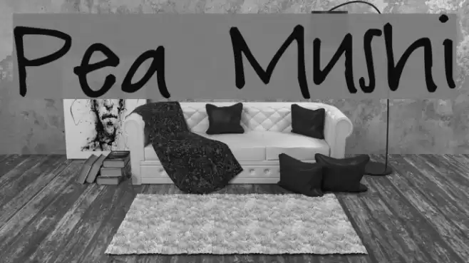 Pea Mushi Font examples