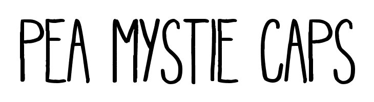 Pea Mystie Caps Font