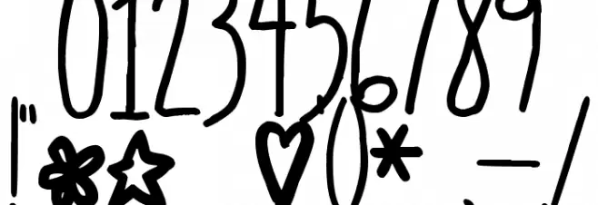 Pea Mystie Caps Font OTHER CHARS