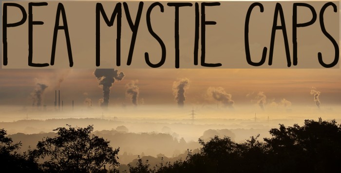 Pea Mystie Caps Font examples