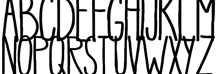 Pea Mystie Caps Font LOWERCASE