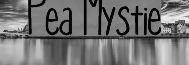 Pea Mystie Font examples