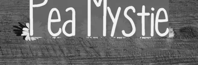 Pea Mystie Font examples