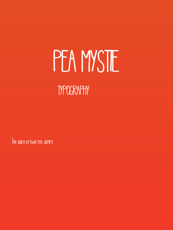 Pea Mystie Poster