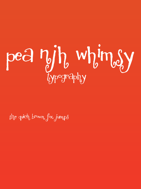 Pea NJH Whimsy Poster