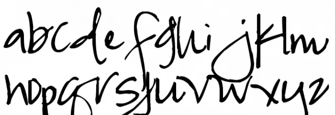 Pea NaeNae Font LOWERCASE