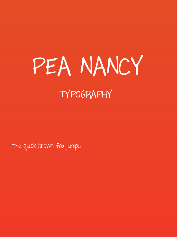 Pea Nancy Poster