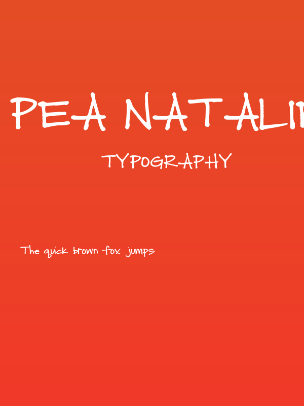 Pea Natalie Poster