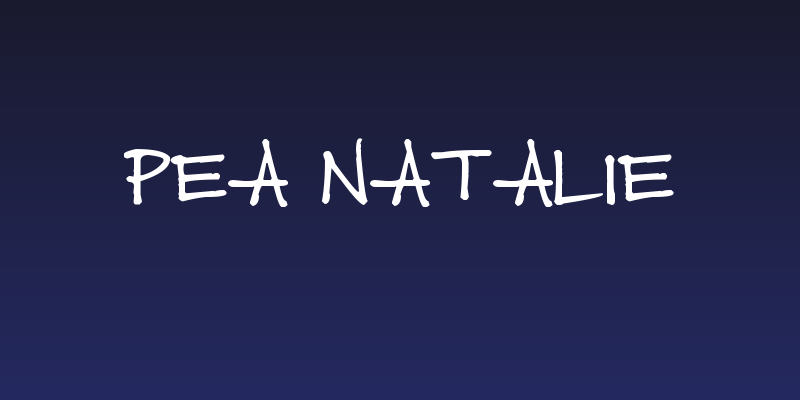 Pea Natalie Social Header