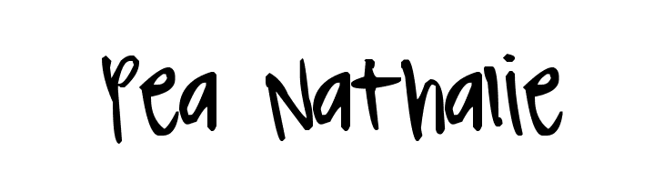 Pea Nathalie  font caratteri gratis