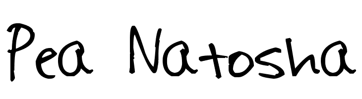 Pea Natosha Font