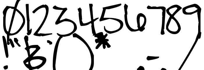 Pea Natosha Font OTHER CHARS