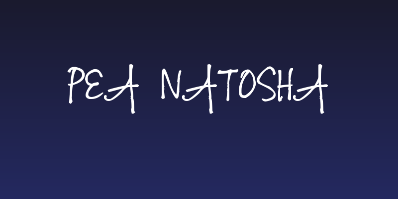 Pea Natosha Social Header