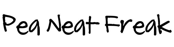 Pea Neat Freak Font
